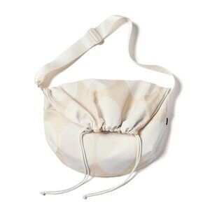 Share Uniqlo Marimekko Drawstring Bag Hen Capercaillie Pattern Natural